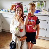 Musikmachen zum Geburtstag mit Kinderclown Zausel