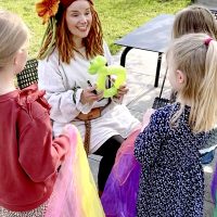Ballonfiguren von Clown Zausel lieben Kinder sehr