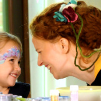 Kinderschminken mit Vetrauen und Phantasie zur Feier